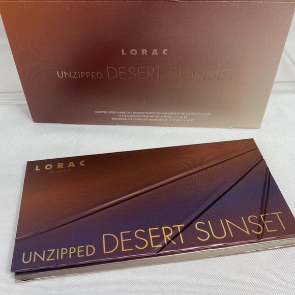 Lorac Unzipped Desert Sunset Eyeshadow Palette w/ Mini Eye Primer: Brand New ☀️ - Picture 2 of 7